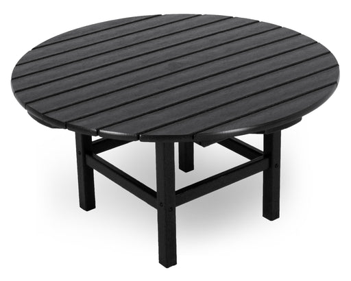 POLYWOOD Round 37" Conversation Table in Black image