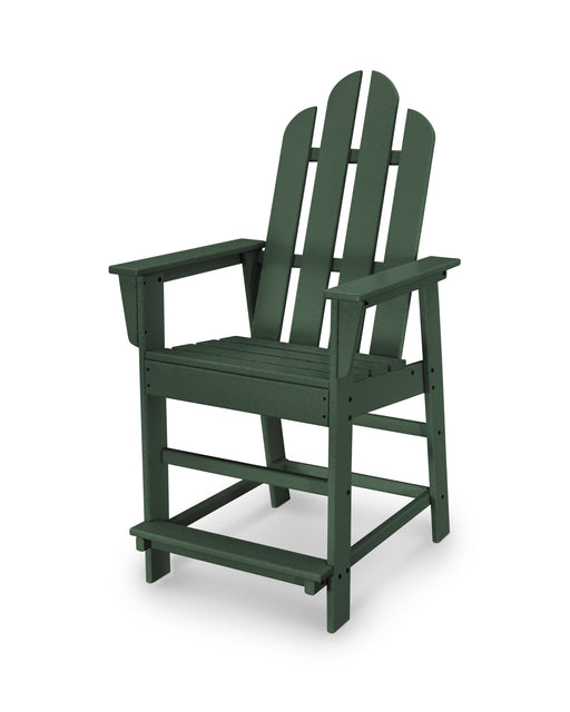 POLYWOOD Long Island Counter Chair in Green image