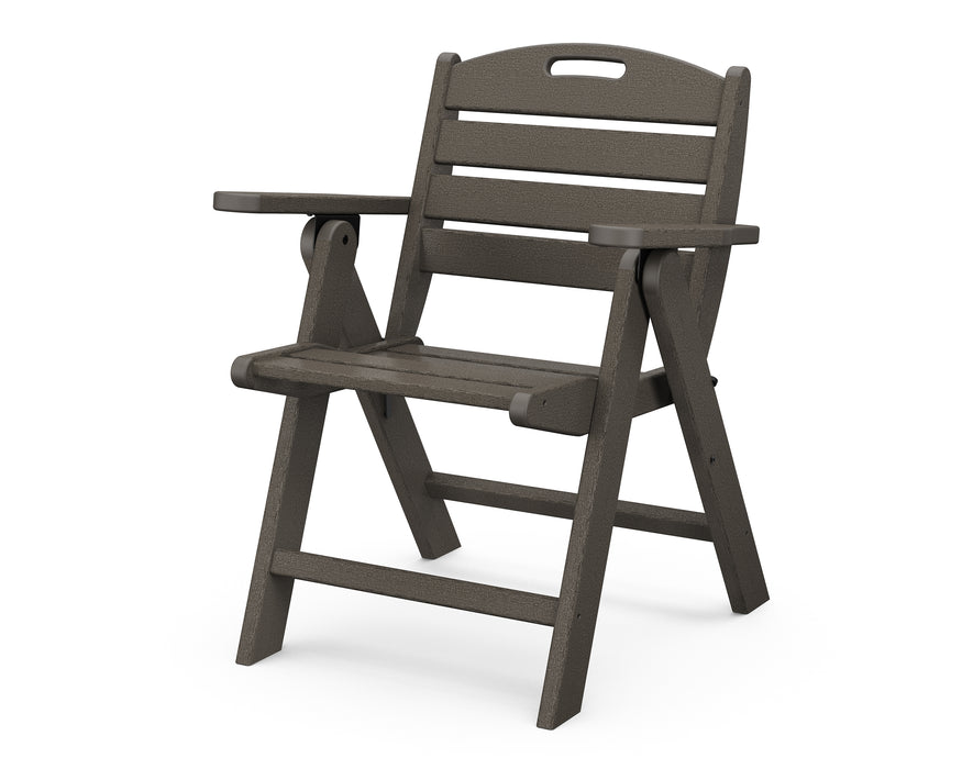 POLYWOOD Nautical Lowback Chair in Vintage Coffee image