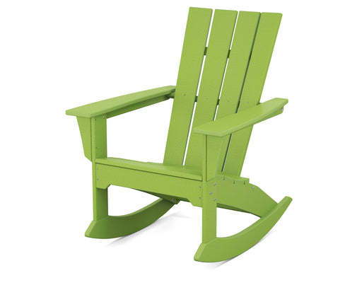POLYWOOD Quattro Adirondack Rocking Chair in Lime image