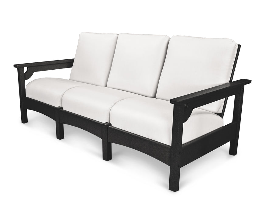 POLYWOOD Club Sofa in Black / Bird's Eye image