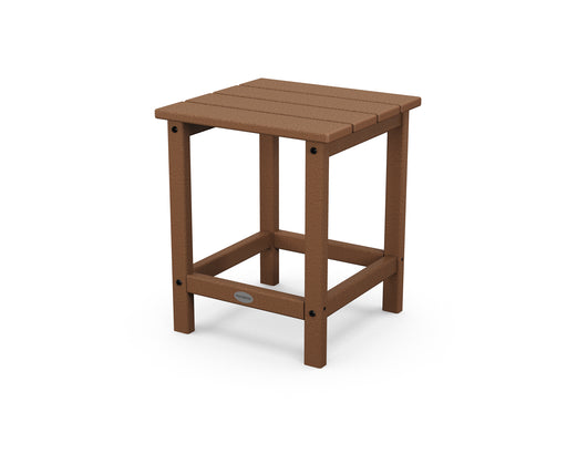 POLYWOOD Long Island 18" Side Table in Teak image