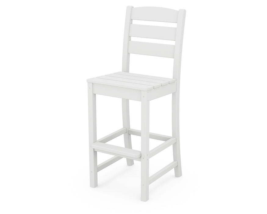 POLYWOOD Lakeside Bar Side Chair in White