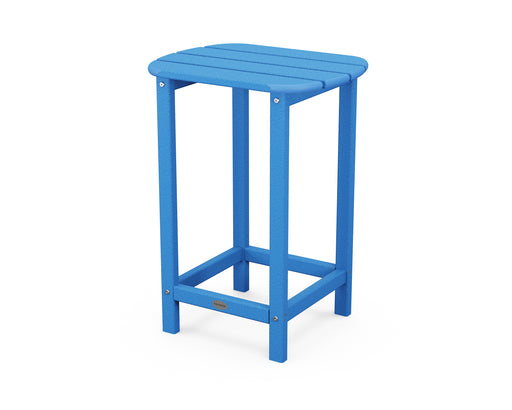 POLYWOOD South Beach 26" Counter Side Table in Pacific Blue image