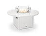 POLYWOOD Round 48" Fire Pit Table in White image