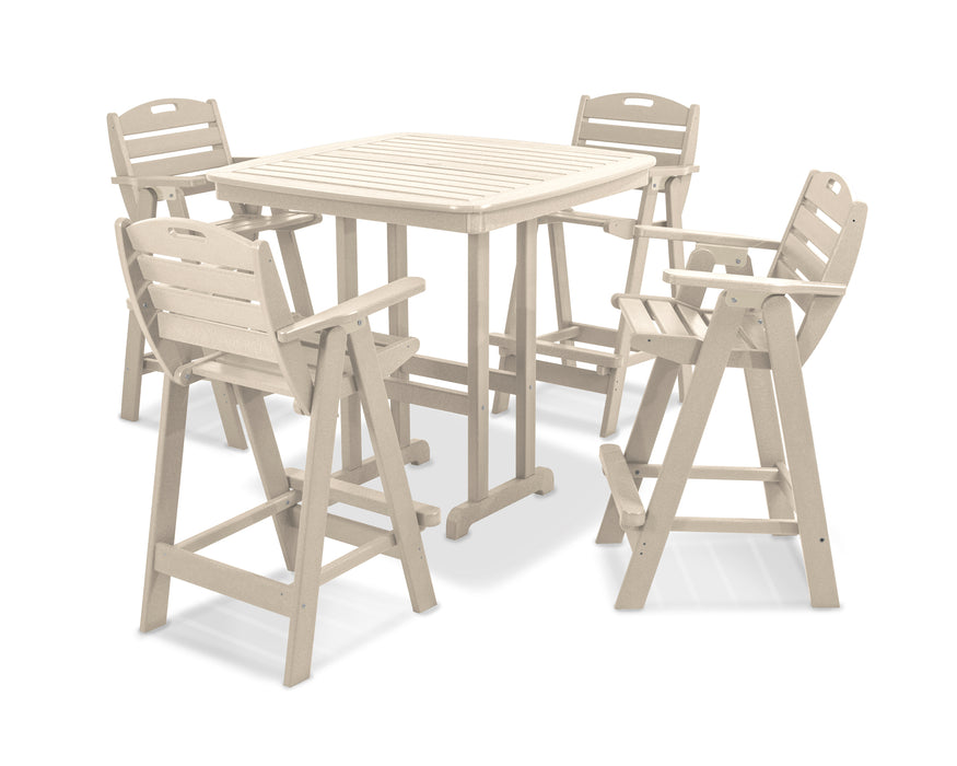 POLYWOOD Nautical 5-Piece Bar Set in Sand image