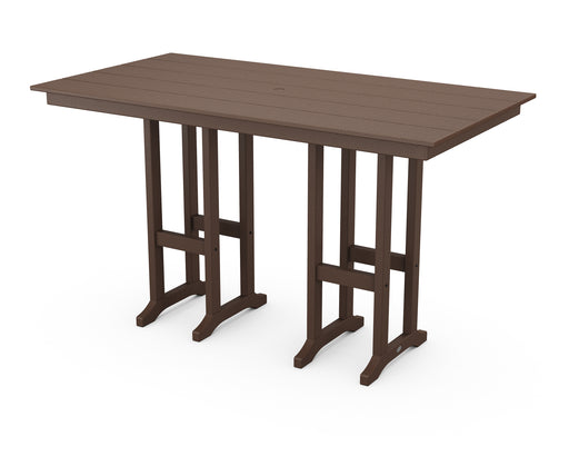 POLYWOOD Farmhouse 37" x 72" Bar Table in Mahogany image