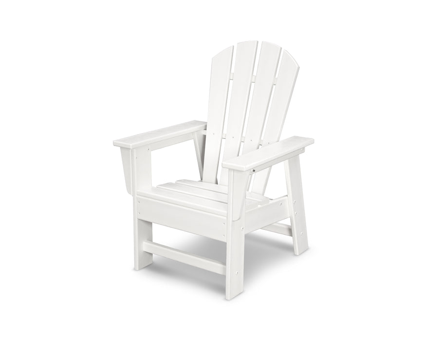 POLYWOOD Kids Adirondack Chair in White image