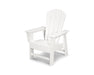 POLYWOOD Kids Adirondack Chair in White image