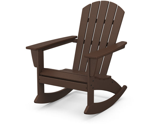 POLYWOOD Nautical Adirondack Rocking Chair in Mahogany image