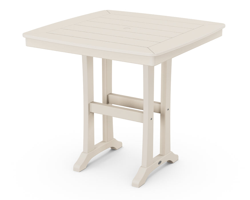 POLYWOOD Nautical Trestle 37" Counter Table in Sand image