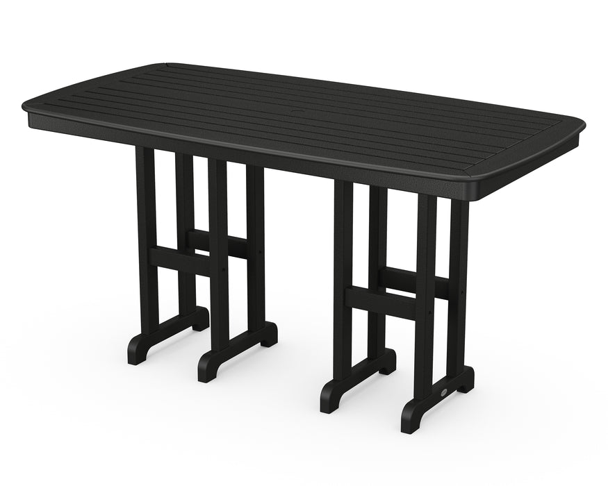 POLYWOOD Nautical 37" x 72" Counter Table in Black image