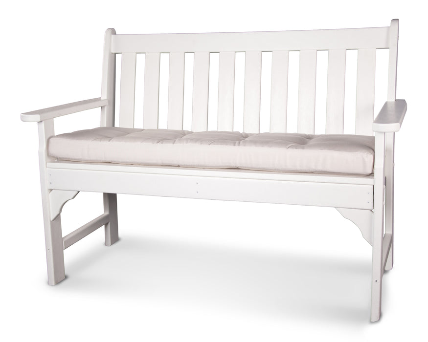 Ateeva Ateeva Luxe 53" x 14" Outdoor Bench and Swing Cushion by POLYWOOD in Bird's Eye