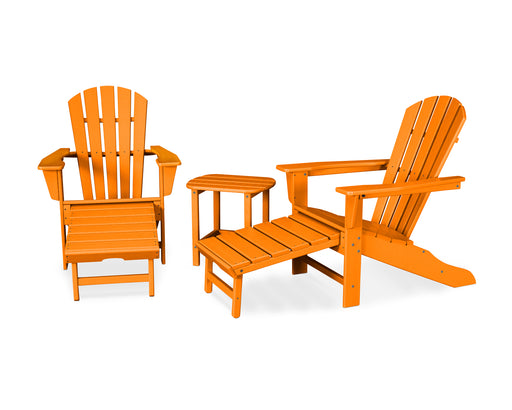 POLYWOOD Palm Coast Ultimate Adirondack 3-Piece Set in Tangerine image