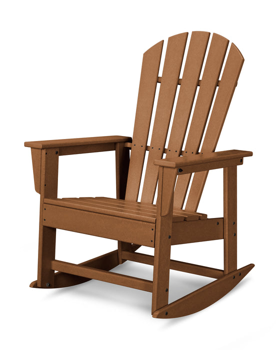 POLYWOOD South Beach Rocking Chair in Teak