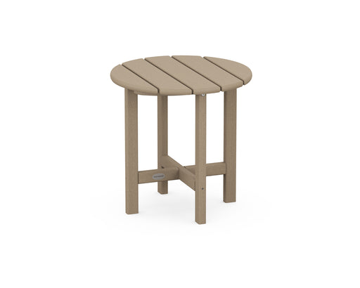 POLYWOOD Round 18" Side Table in Vintage Sahara image