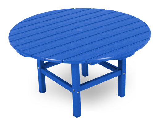 POLYWOOD Round 37" Conversation Table in Pacific Blue image