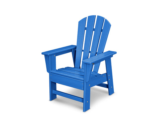 POLYWOOD Kids Adirondack Chair in Pacific Blue image