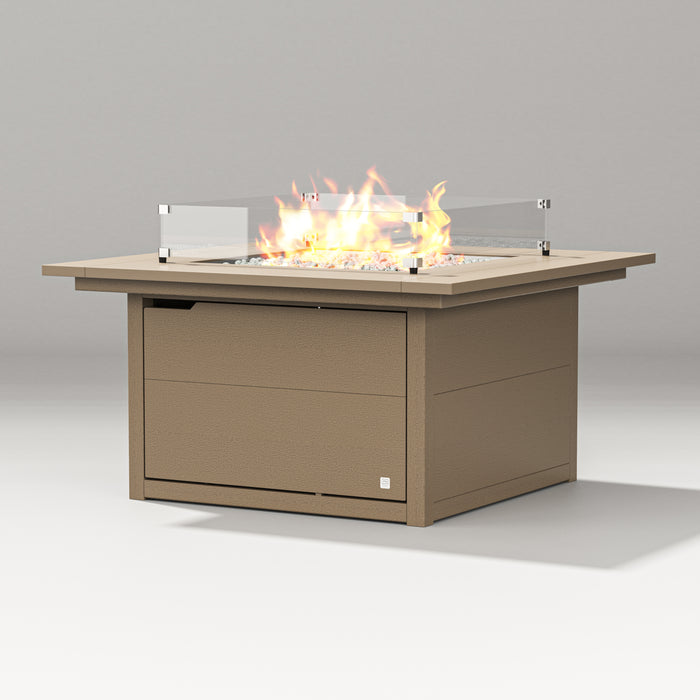 PW Designer Series Cube Fire Table in Vintage Sahara