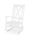 POLYWOOD Braxton Porch Rocking Chair in White image