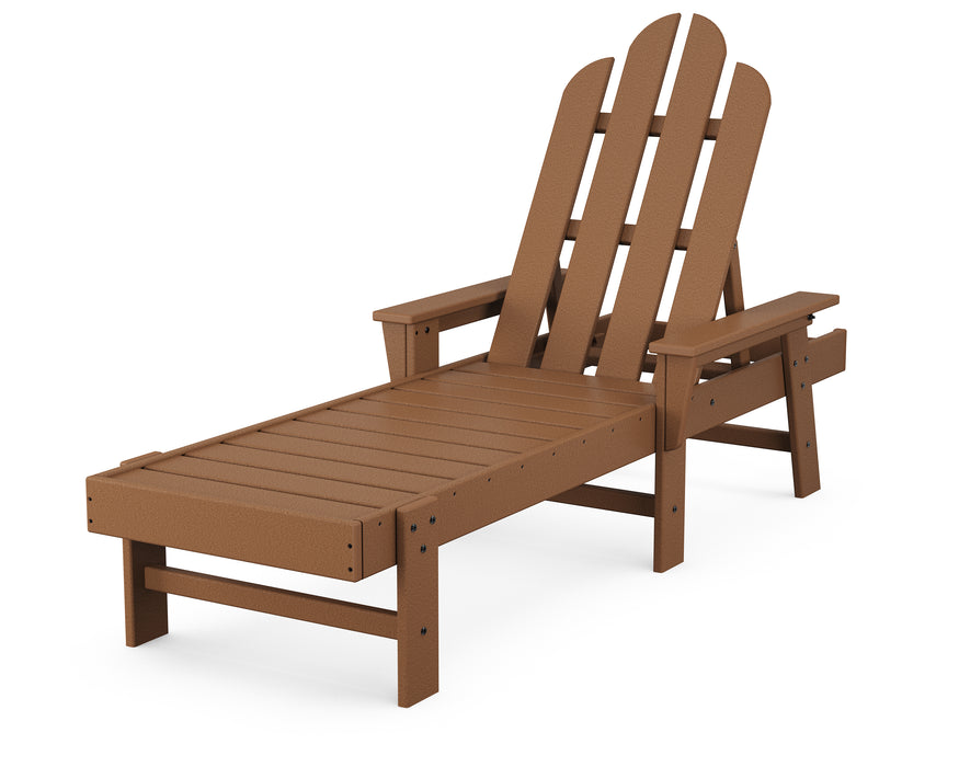 POLYWOOD Long Island Chaise in Teak image