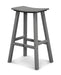 POLYWOOD Traditional 30" Saddle Bar Stool in Slate Grey image