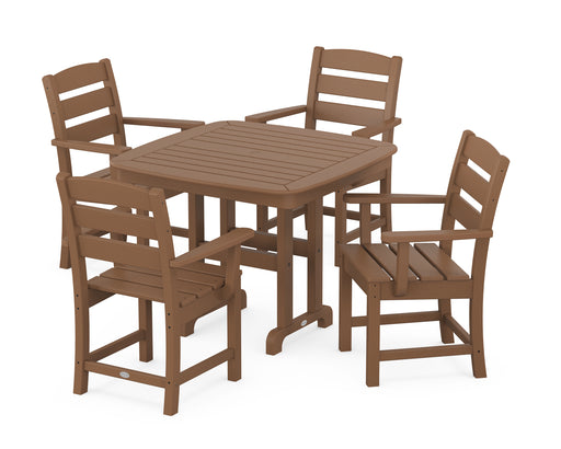 POLYWOOD Lakeside 5-Piece Dining Set in Teak image