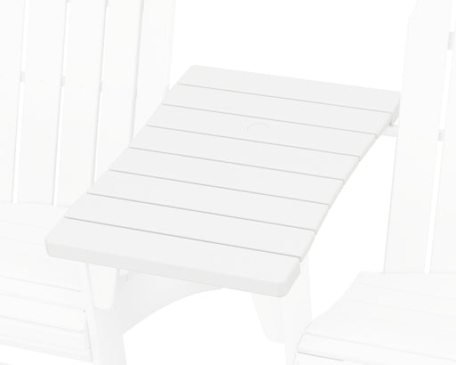 POLYWOOD 600 Series Straight Adirondack Connecting Table in White image