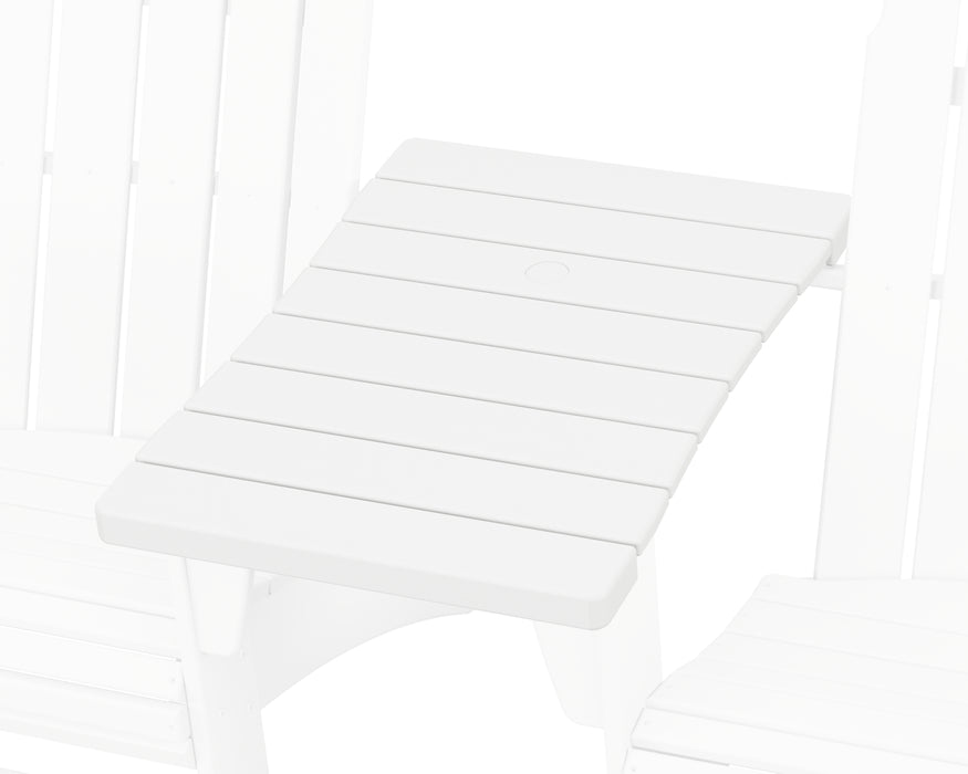 POLYWOOD 600 Series Straight Adirondack Connecting Table in White image