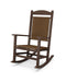 POLYWOOD Presidential Woven Rocking Chair in Mahogany / Tigerwood image