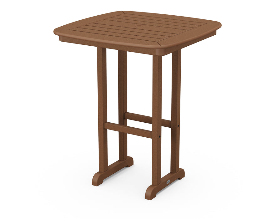 POLYWOOD Nautical 31" Counter Table in Teak image