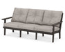 POLYWOOD Lakeside Deep Seating Sofa in Vintage Coffee / Weathered Tweed image