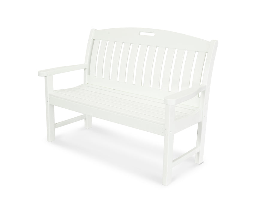 POLYWOOD Nautical 48" Bench in Vintage White image