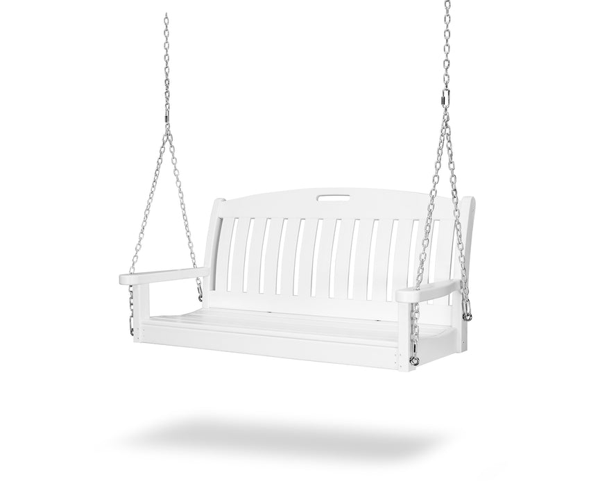 POLYWOOD Nautical 48" Swing in White image