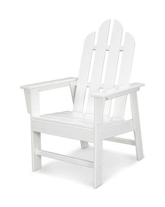POLYWOOD Long Island Upright Adirondack Chair in White image