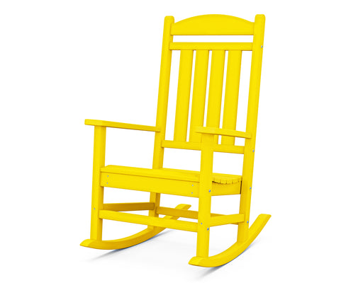 POLYWOOD Presidential Rocking Chair in Lemon image