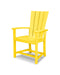 POLYWOOD Quattro Adirondack Dining Chair in Lemon image