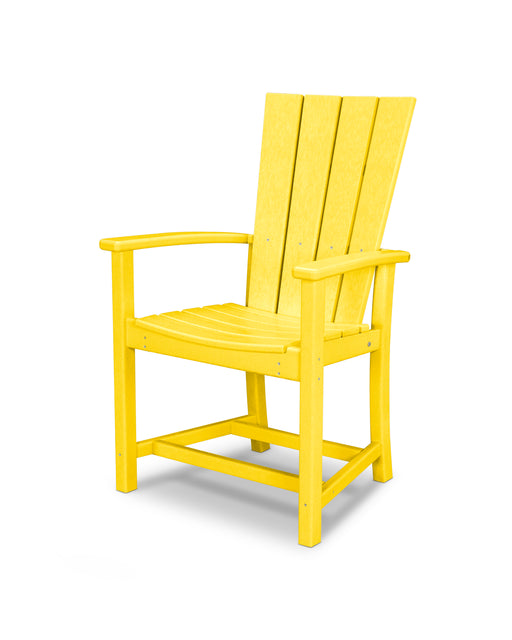 POLYWOOD Quattro Upright Adirondack Chair in Lemon image