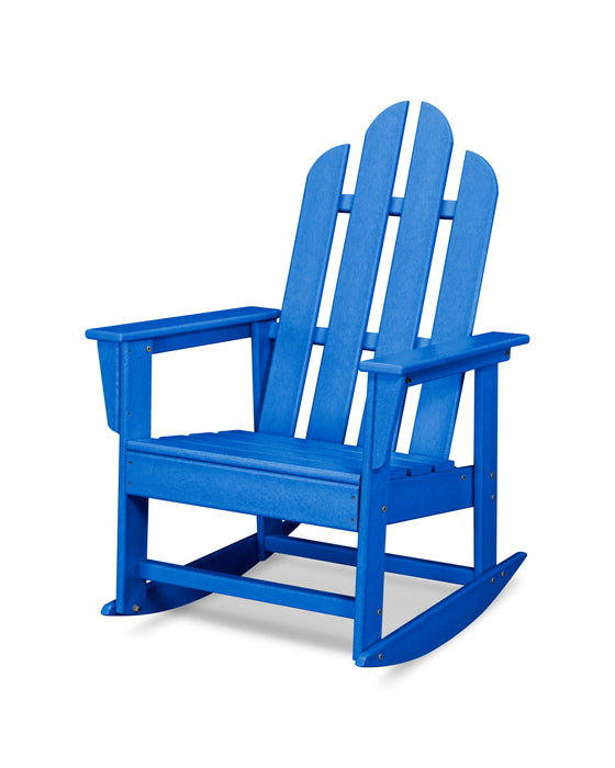 POLYWOOD Long Island Rocking Chair in Pacific Blue