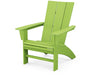 POLYWOOD Modern Curveback Adirondack Chair in Lime image