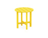 POLYWOOD Round 18" Side Table in Lemon image