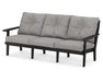 POLYWOOD Lakeside Deep Seating Sofa in Black / Grey Mist image