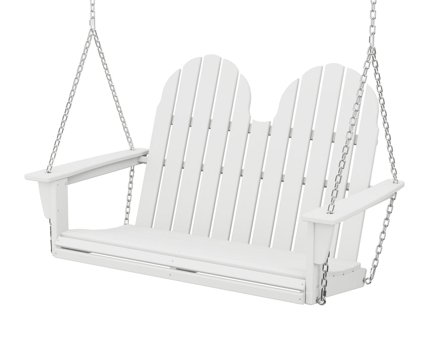 POLYWOOD Vineyard Adirondack 48" Swing in White