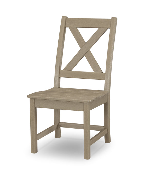 POLYWOOD Braxton Dining Side Chair in Vintage Sahara