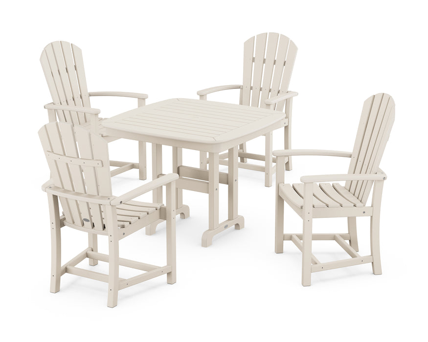 POLYWOOD Palm Coast 5-Piece Dining Set in Sand