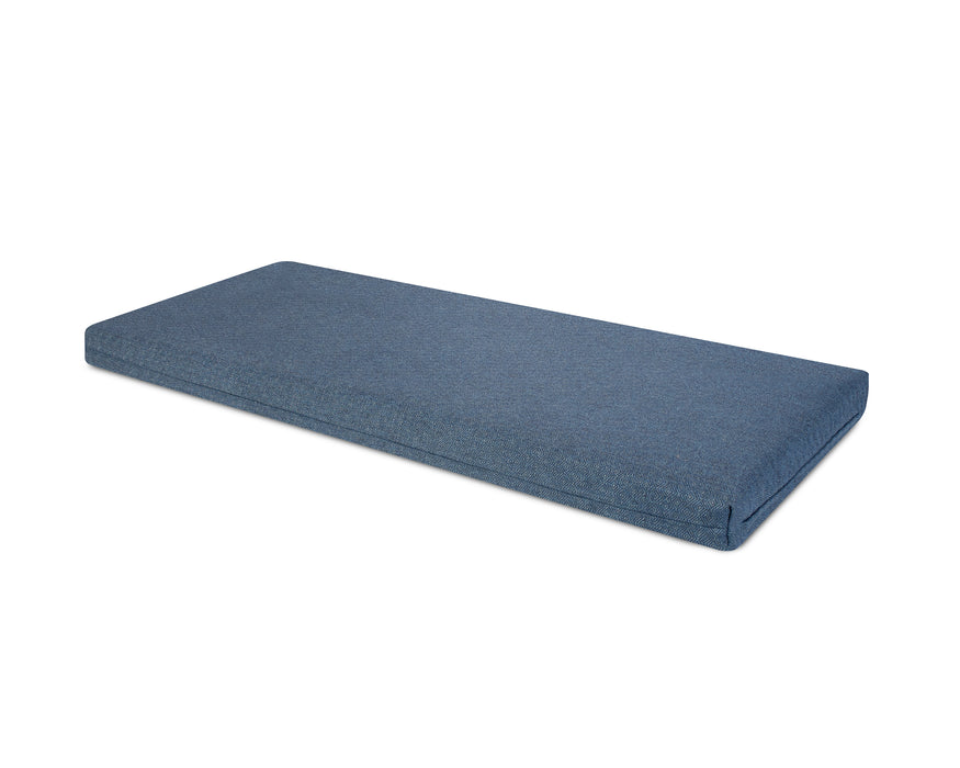 POLYWOOD Bench Seat Cushion - 17.75"D x 41"W x 2.5"H in Sancy Denim image