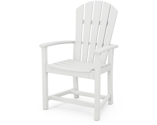 POLYWOOD Palm Coast Upright Adirondack Chair in White image
