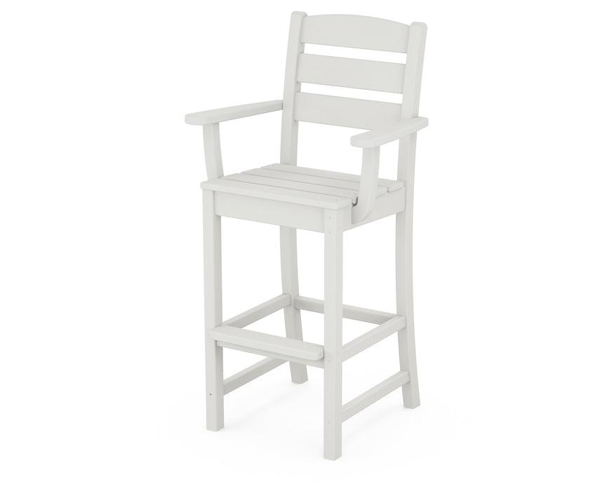 POLYWOOD Lakeside Bar Arm Chair in Vintage White