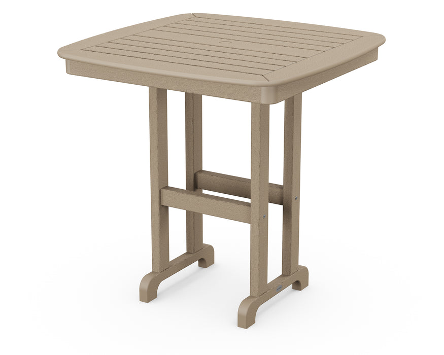 POLYWOOD Nautical 37" Counter Table in Vintage Sahara