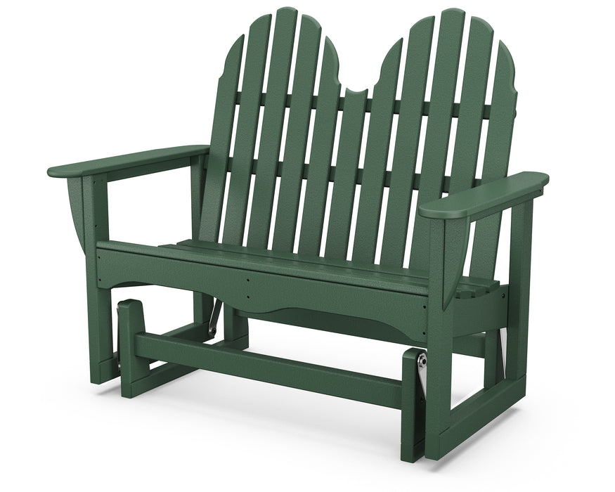 POLYWOOD Classic Adirondack 48" Glider in Green